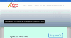 Desktop Screenshot of cylinderservices.net