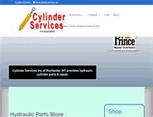 Tablet Screenshot of cylinderservices.net